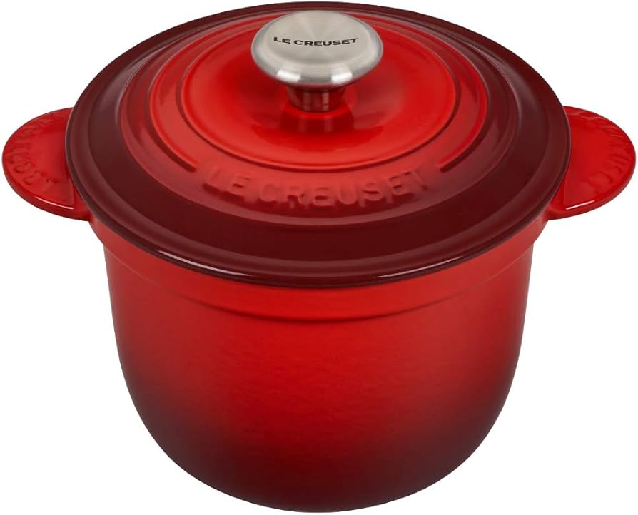 Le Creuset Signature Cast Iron Cocotte Every 18cm Cerise