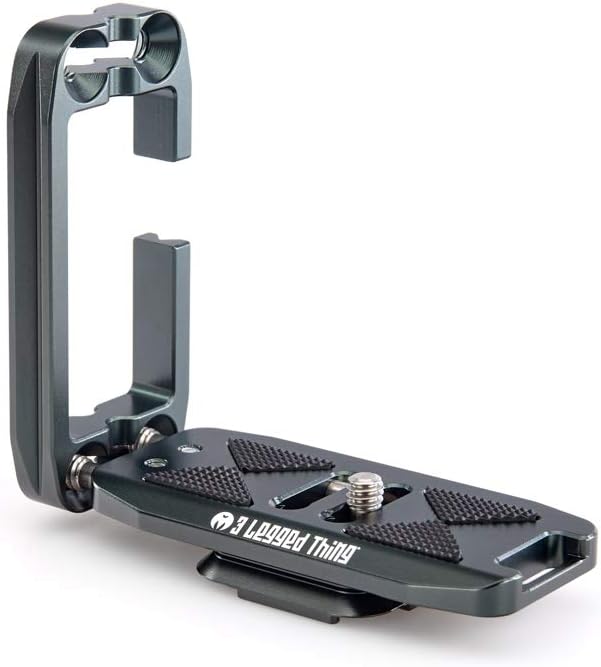 3 Legged Thing Ellie Short Universal L-Bracket with Shorter Base, Grey