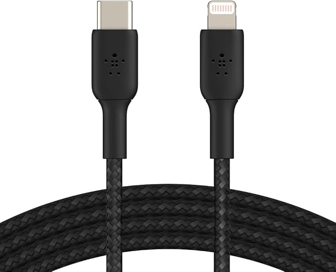 Belkin USB-C to Lightning Braided Cable 2m Black