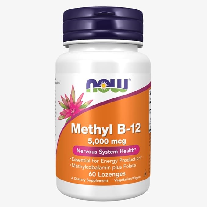 Now Foods Methyl B-12, 5000 mcg, Lozenges - 60 count