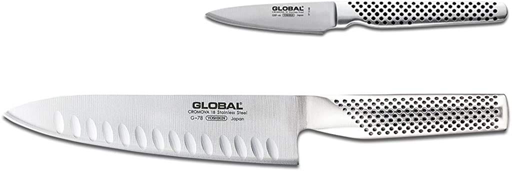 Global Classic 2-Piece Chef's Knife Set