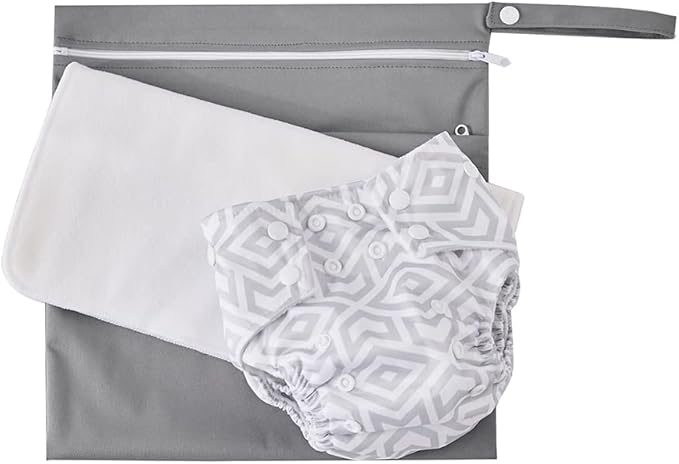 Big Softies Reusable Nappy & Wet Bag Bundle - Aztek
