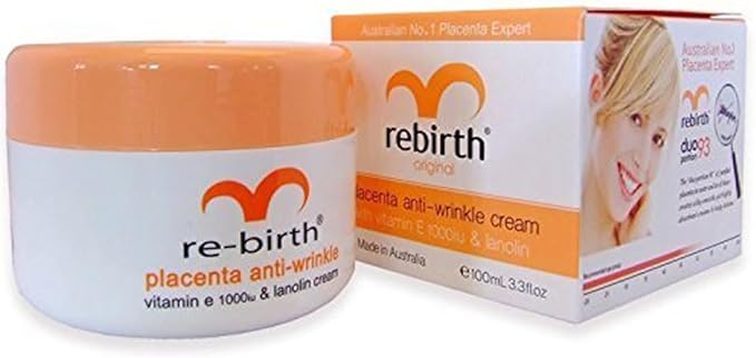 Rebirth-Placenta Anti Wrinkle Cream With Vitamin E 100ml