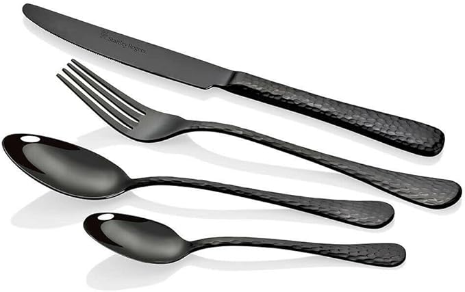 Stanley Rogers Bolero 16 Piece Cutlery Set Onyx