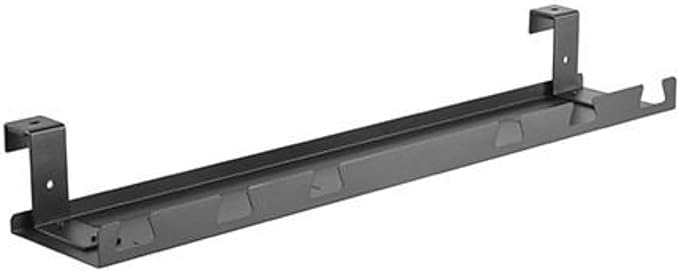 Brateck Under Desk Cable Management Tray Black Dimensions 590x131x74mm