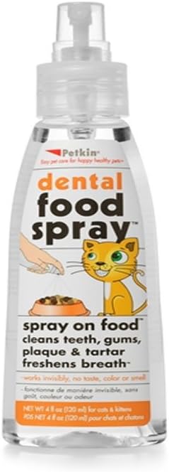 Petkin Dental Food & Chew Toy Spray 120ml