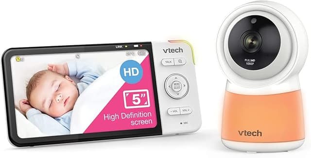 Vtech Rm5754hd Smart Wi-Fi 1080p Video Baby Monitor System with 5-In.