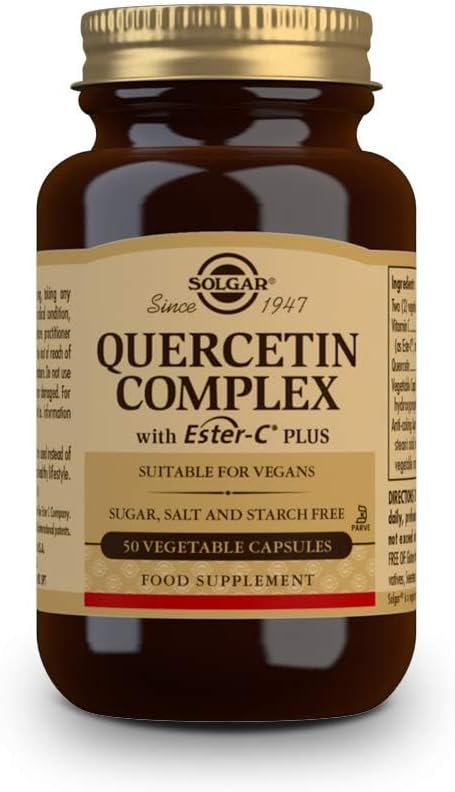 Solgar Quercetin Complex With Ester-C Plus 100 Vegetable Capsules