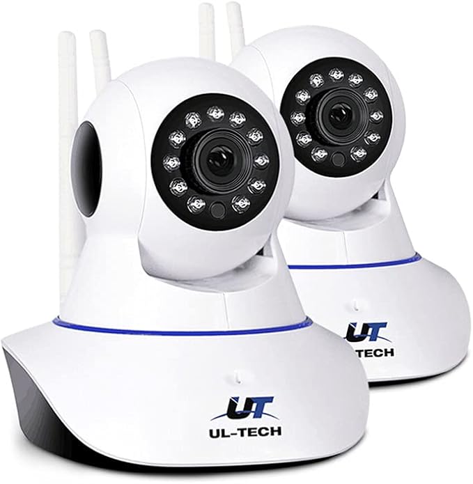 UL Tech Set of 2 1080P IP Wireless Camera - White