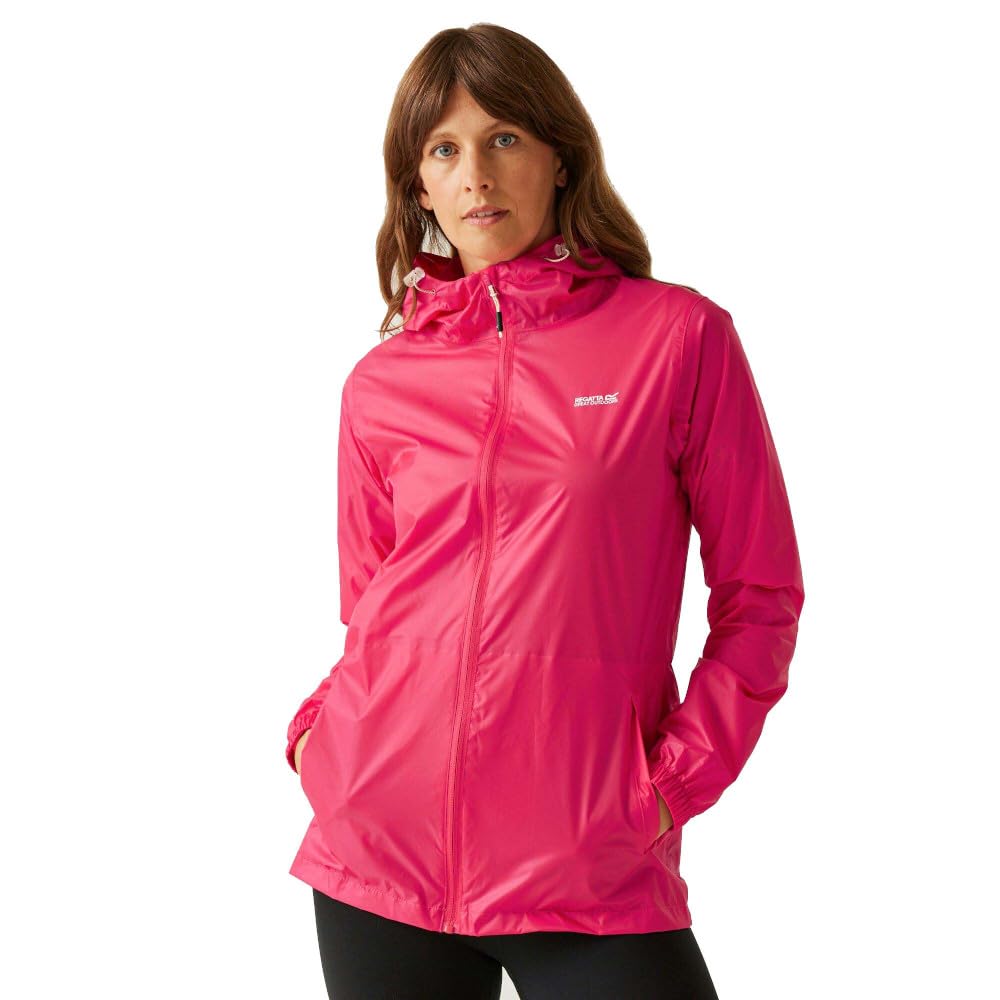Regatta Womens Pack It III Waterproof Jacket (Seal Grey) - 14 UK