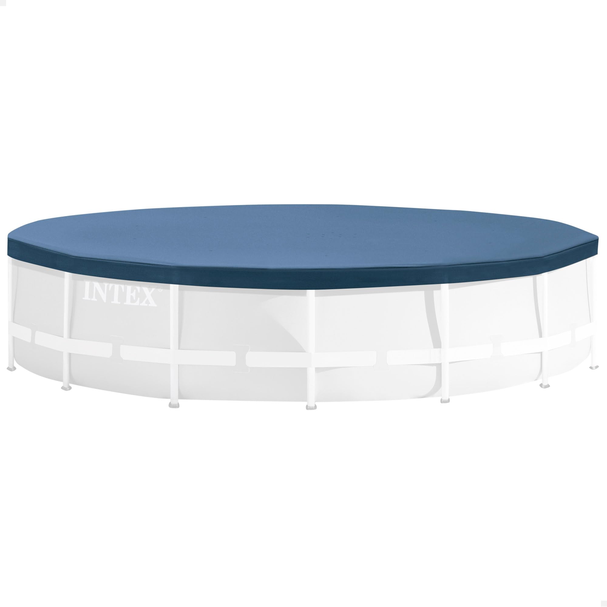 Intex 10' Round Frame Pool Cover- Blue