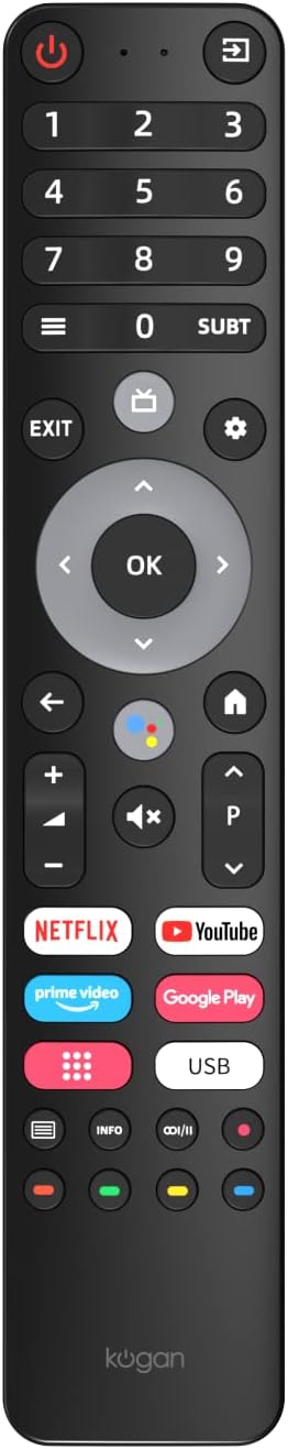 Kogan TV Remote Control (T009)