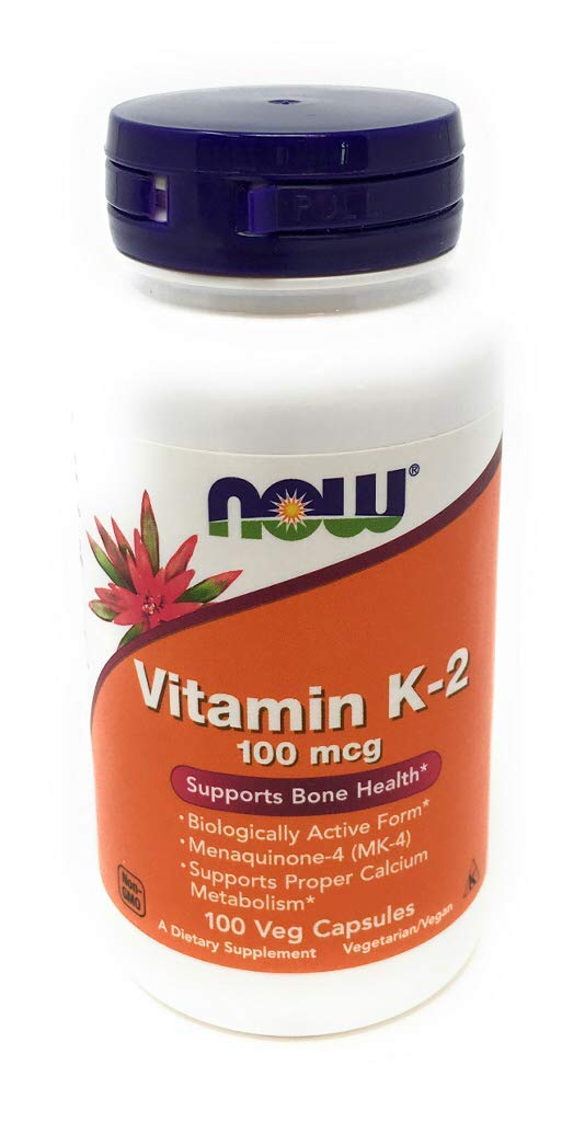 Now Foods Vitamin K-2 100 mcg 250 Veg Capsules