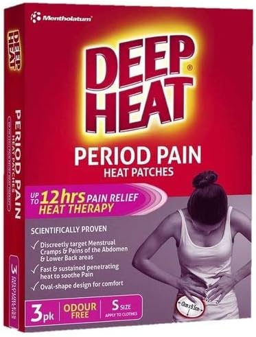 Deep Heat Period Pain Heat Patches 3 Pack