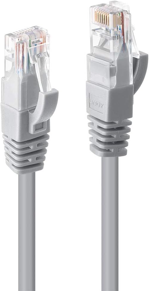 Lindy 1m Cat6 UTP Cable Grey