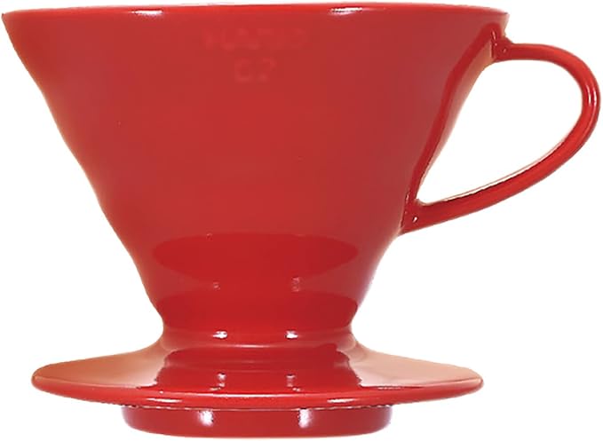 Hario 1-Cup V60 Red Ceramic Coffee Dripper