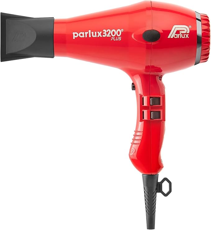 Parlux 3200 Plus Hair Dryer Red