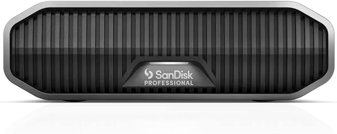 SanDisk G-DRIVE External Hard Drive 4000 GB Stainless Steel