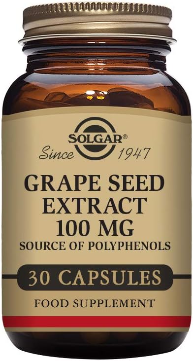 Solgar Grape Seed Extract 100 MG - 60 Vegetable Capsules