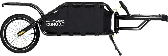 Burley Coho XC Single Wheel Cargo Trailer Black