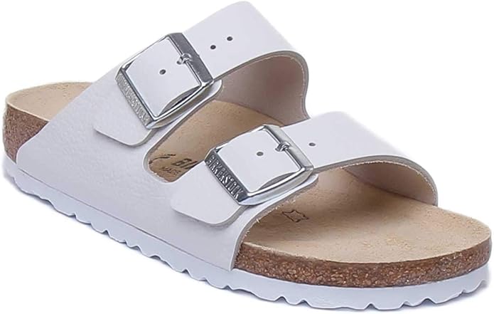 Birkenstock Arizona Leather White Sandals