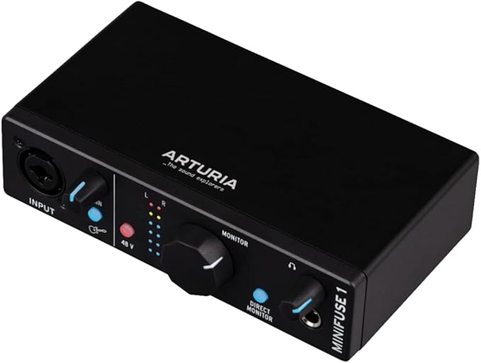 Arturia MiniFuse 1 USB Audio Interface Black