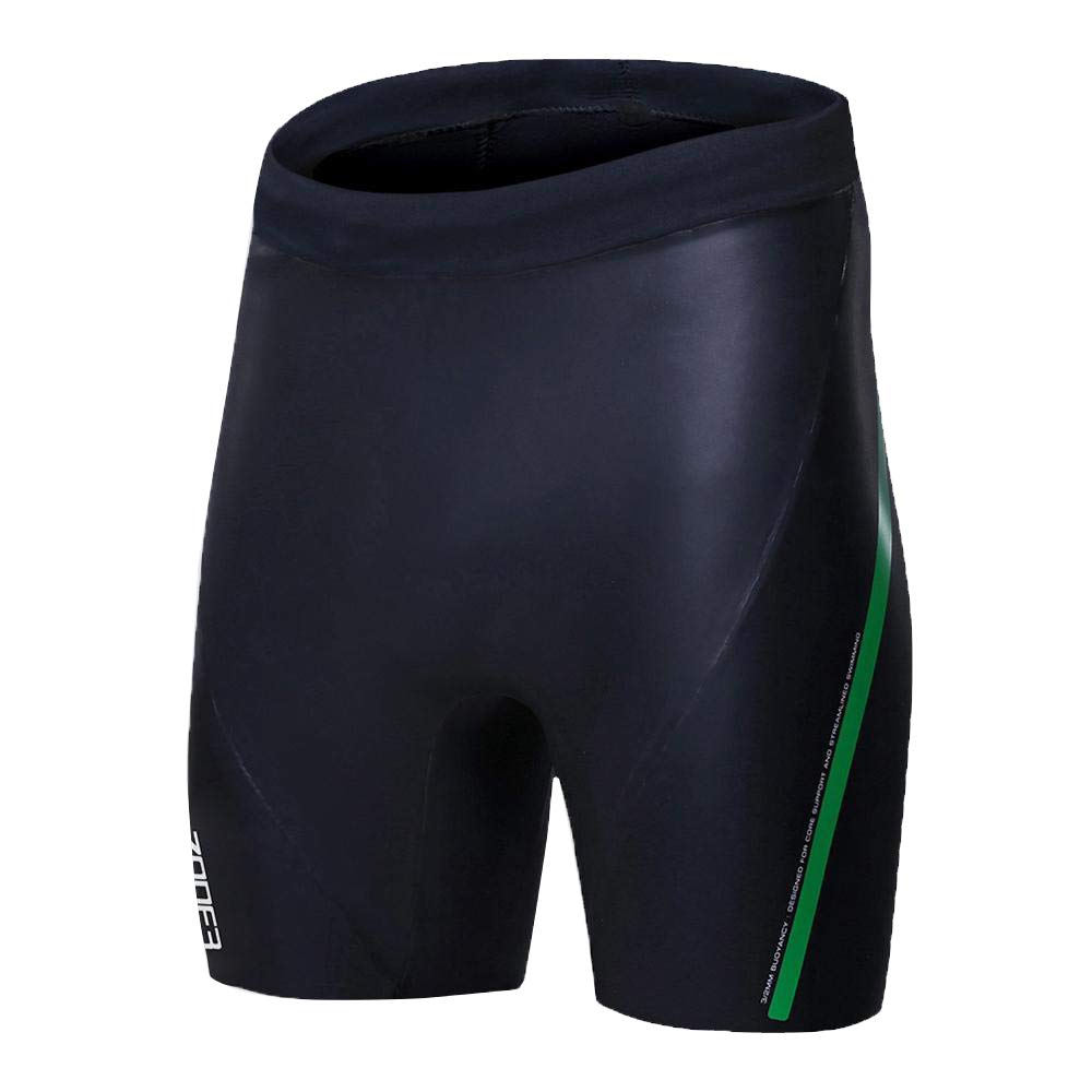 Zone3 Neoprene Buoyancy Shorts 'The Next Step' 3/2mm - Black/Green