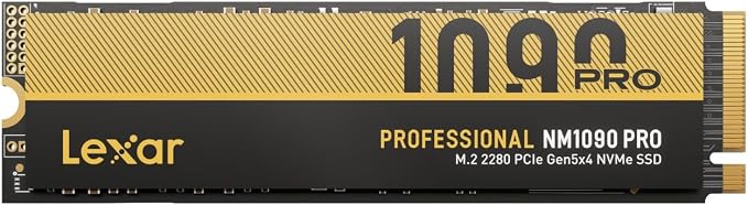 Lexar NM1090 Pro 2TB M.2 2280 PCIe GN 5x4 NVMe SSD [LNM109P002T-RNNNG]