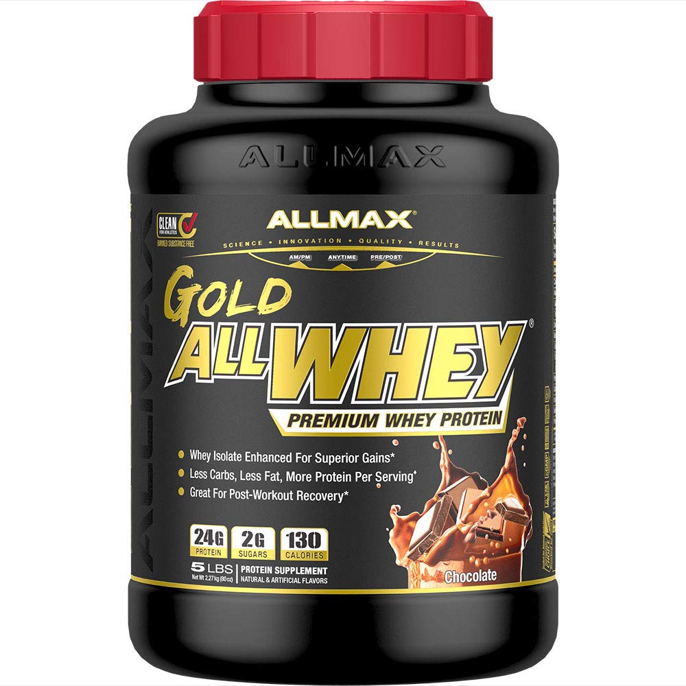 ALLMAX Nutrition Gold AllWhey Premium Whey Protein Chocolate 5 lbs (2.27 kg)