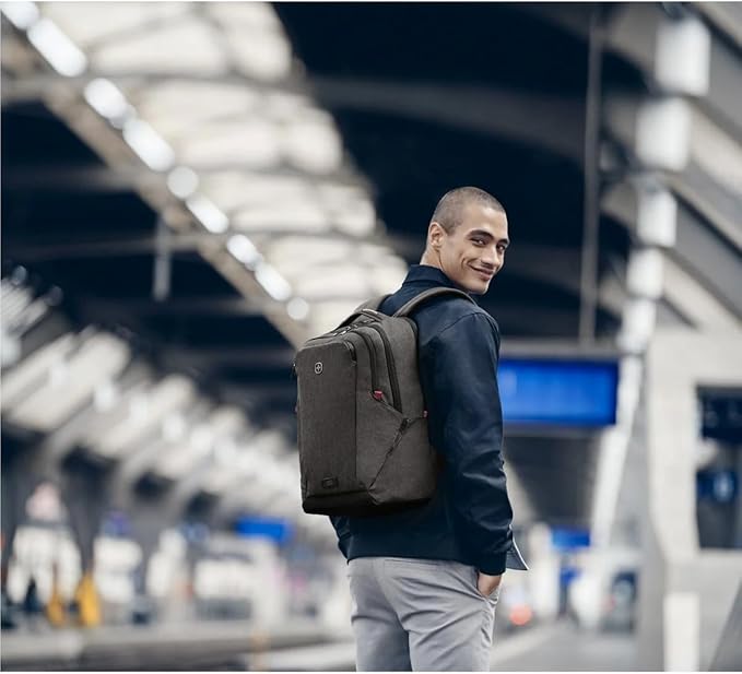 Wenger MX Professional 16" Laptop Backpack - Heather Grey