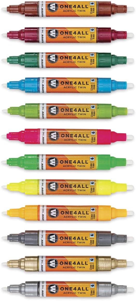 MOLOTOW ONE4ALL Twin 12 Marker Set #2