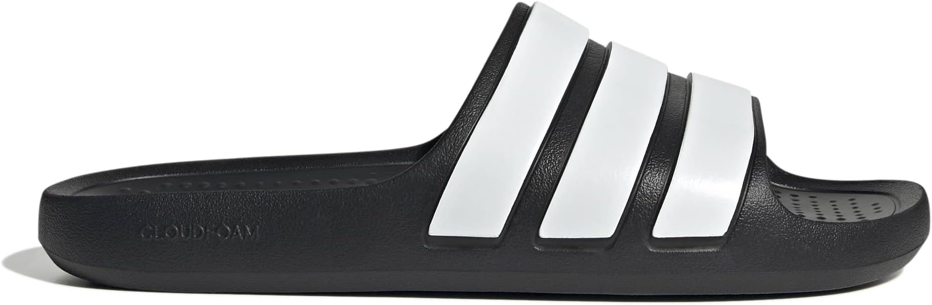adidas-Adilette Flow Slides-Unisex-Off White / Core Black / Off White-13