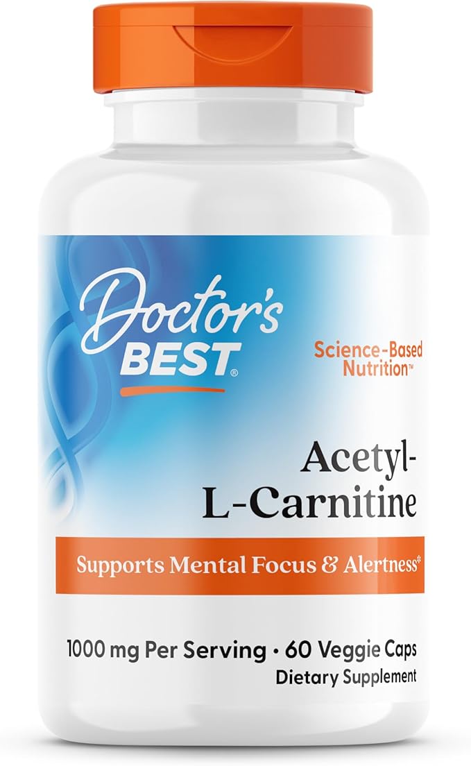 Doctor's Best Acetyl-L-Carnitine 500 MG 120 Veggie Caps