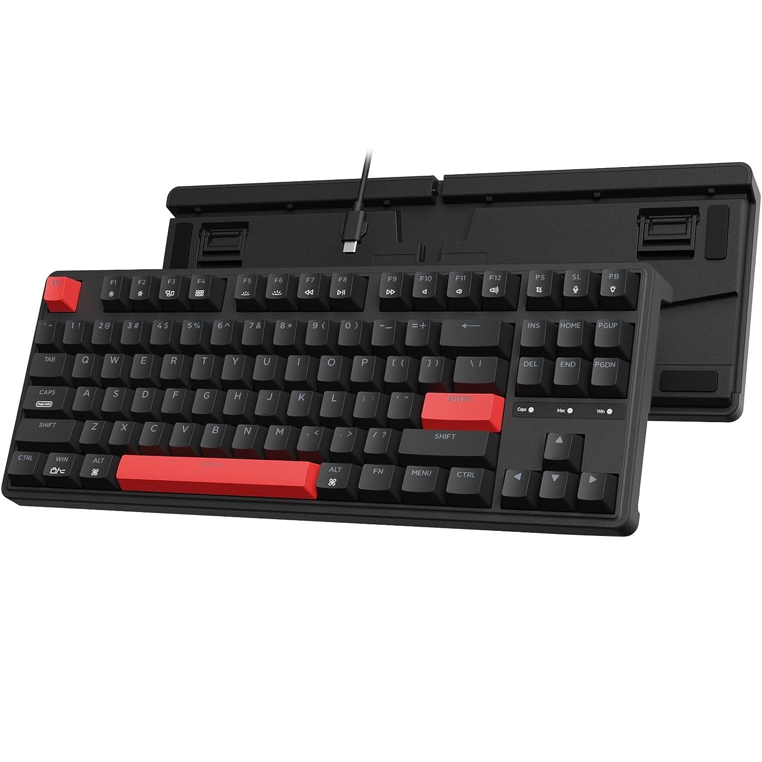Keychron C3 Pro QMK/VIA Wired Mechanical Keyboard Red Backlight / Keychron Mechanical Red Switch