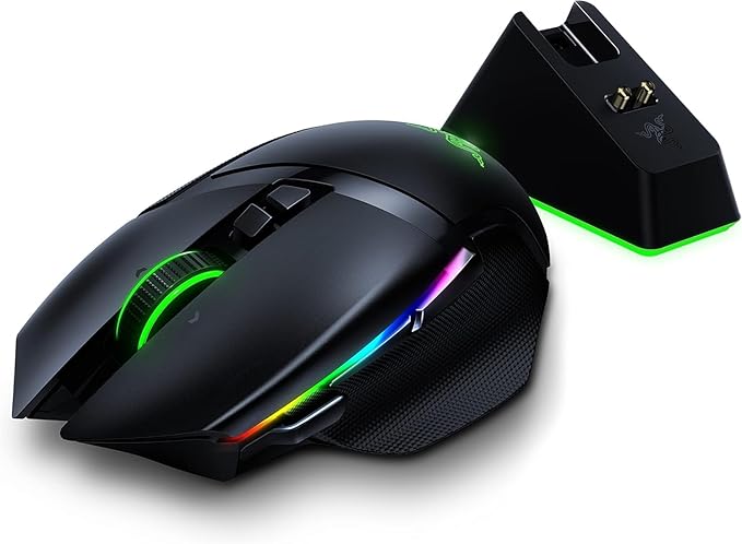 Razer Basilisk Ultimate Wireless Ergonomic Optical Gaming Mouse Rz01-03170100