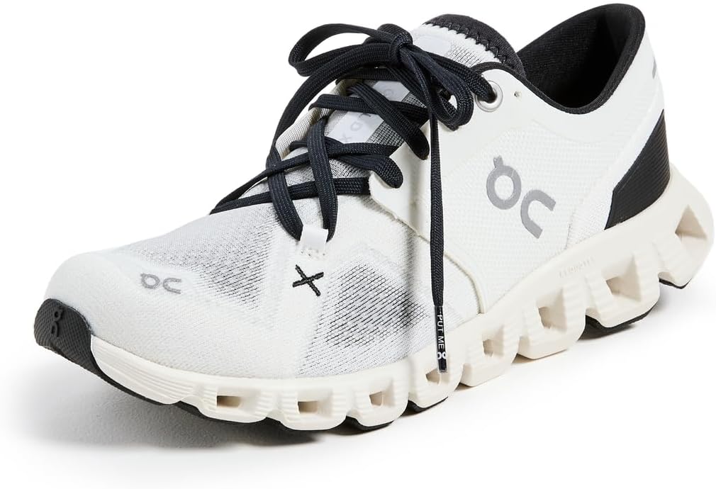 On Cloud x 3 Black, Womens, Size: 7.5