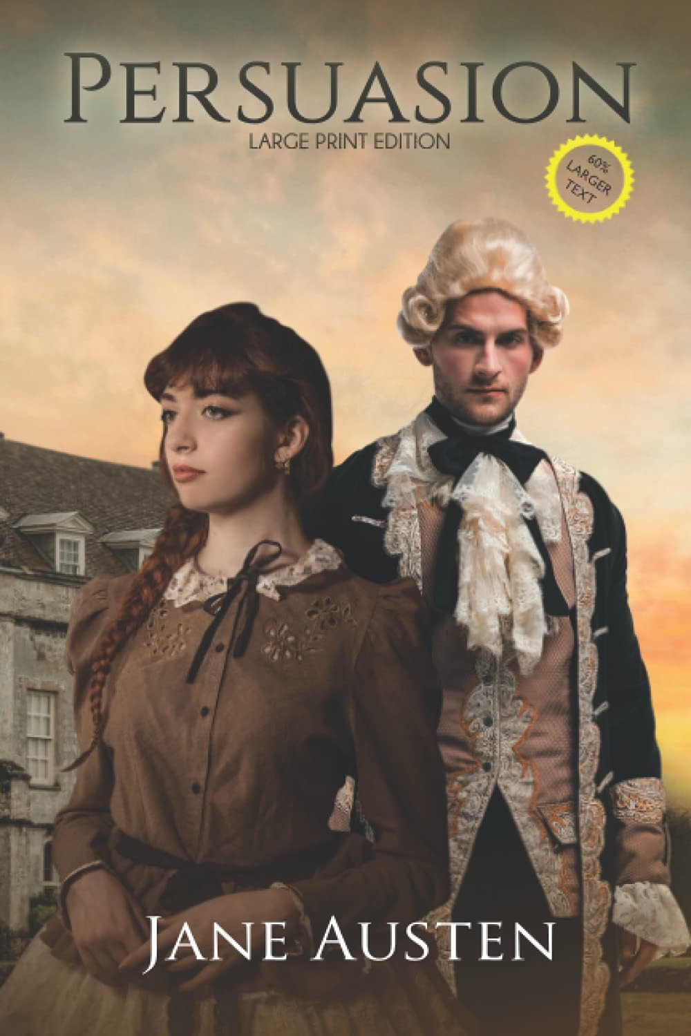 Persuasion (Annotated, Large Print) by Jane Austen