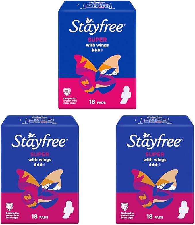 Stayfree Super with Wings 12 Pads