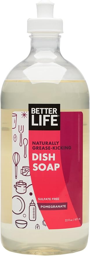 Better Life Dish Soap, Pomegranate - 22 fl oz