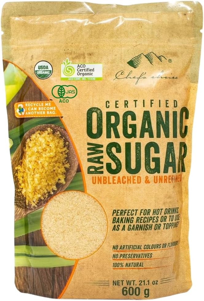 Chef's Choice Organic Raw Sugar 600 G
