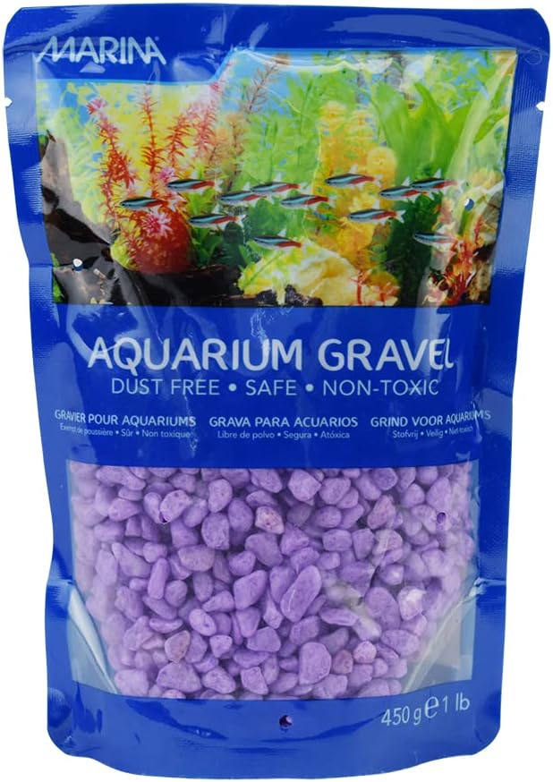 Marina Decorative Aquarium Gravel - Purple - 450g