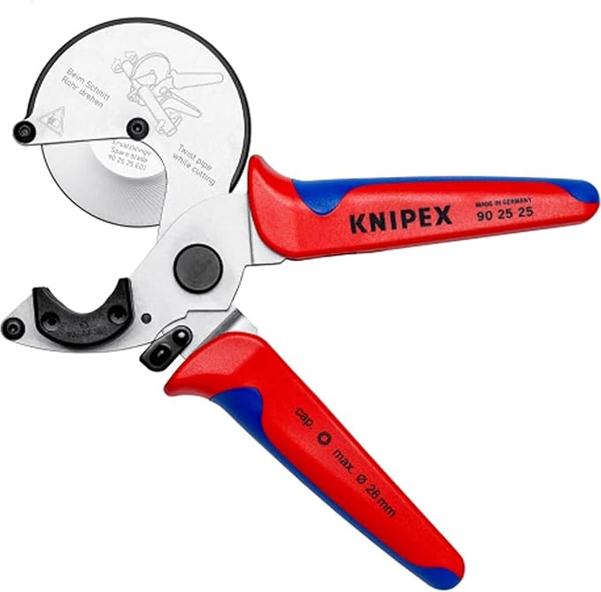 Knipex 90 25 25 Pipe Cutter for Composite & Plastic Pipes