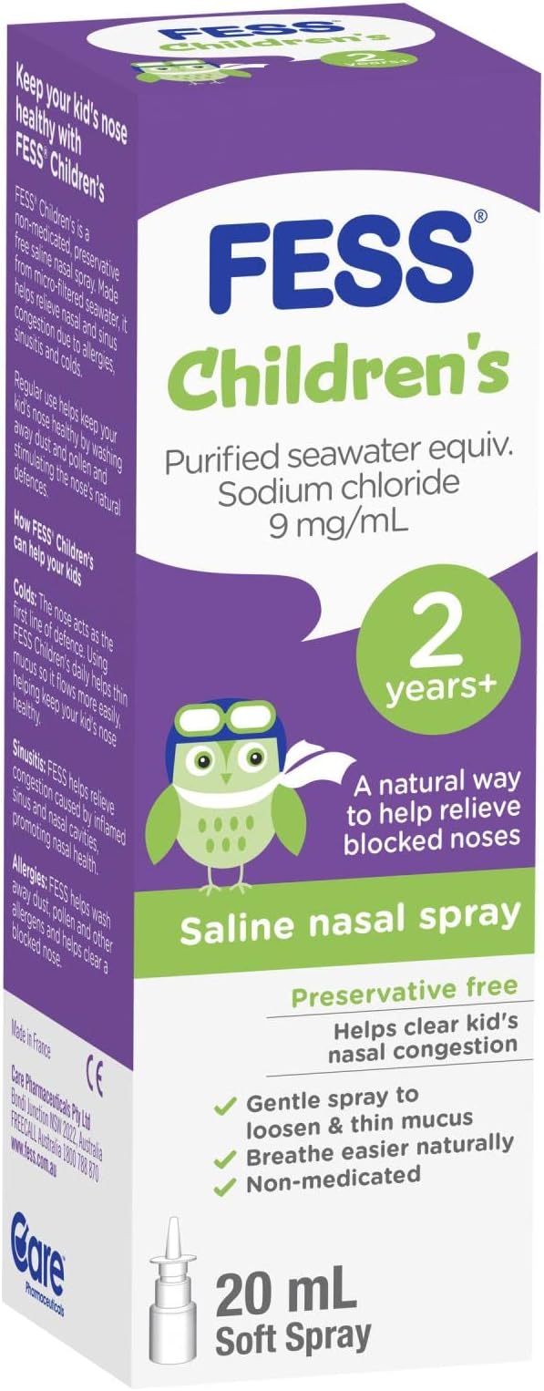 Fess Children's Nasal Saline Spray 20ml
