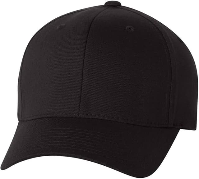Flexfit Wooly Combed Stretchable Cap - Black - XXL