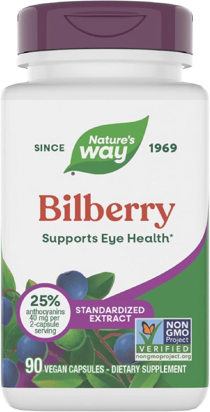 Nature's Way Bilberry - 90 Capsules