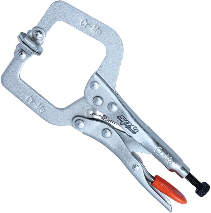 SP Tools C-Clamp Locking Pliers Swivel Pad 150mm 6" SP32655