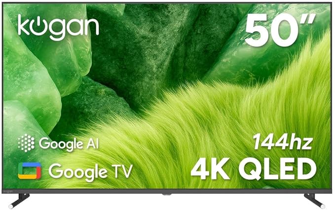Kogan 50" QLED 4K 144Hz Smart Google TV - Q98G