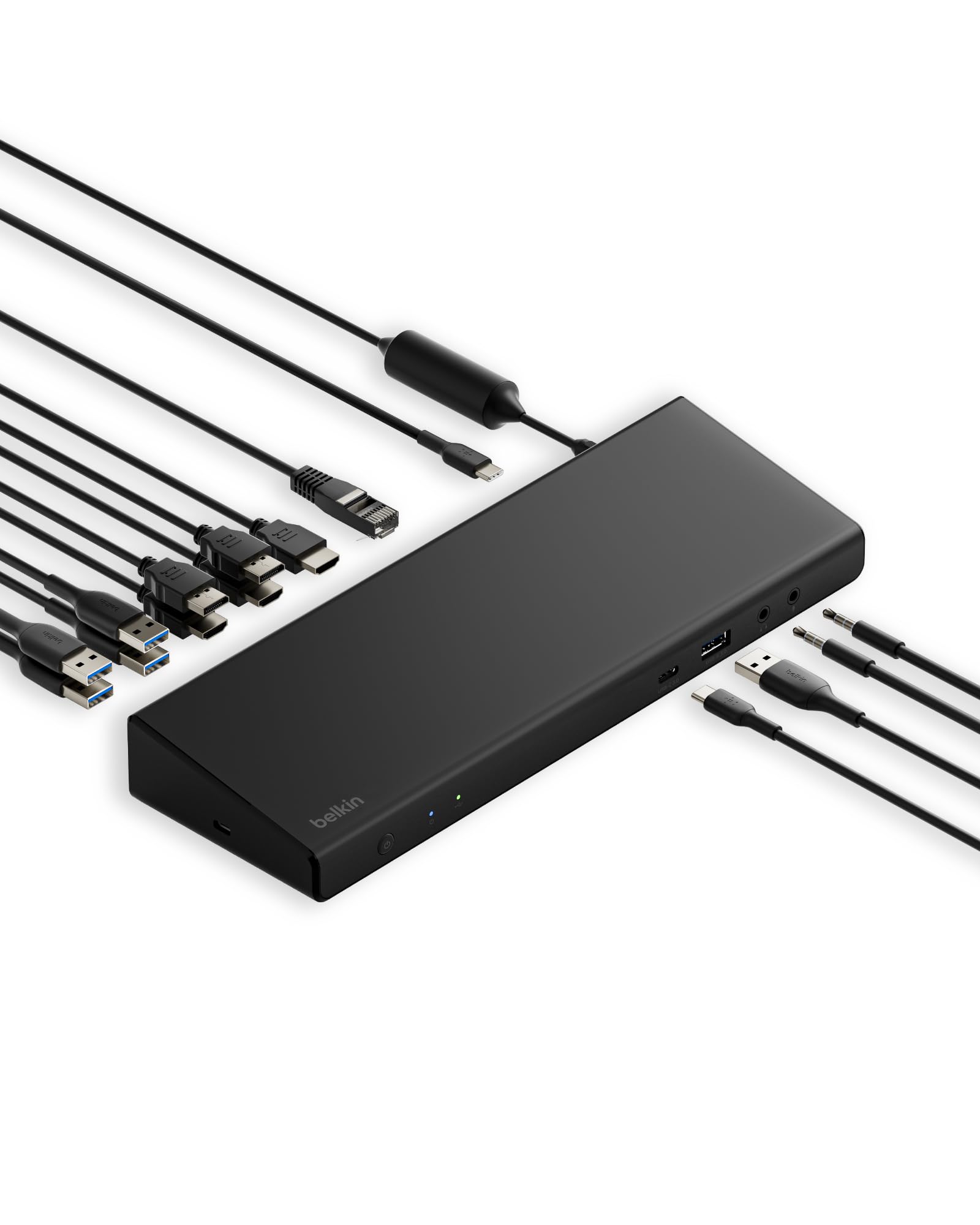 Belkin Universal USB-C Triple Display Docking Station HDMI DisplayPort INC007TTB