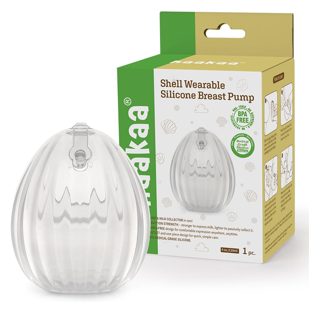 Haakaa Shell Wearable Silicone Pump- 75ml, 2 Pack