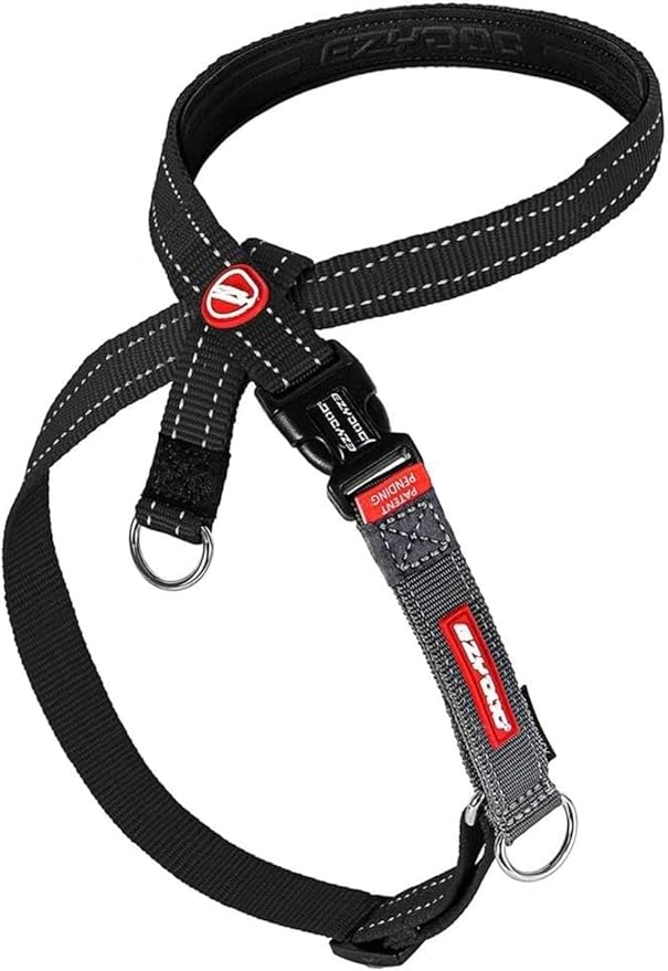EzyDog Crosscheck Black Dog Harness Medium